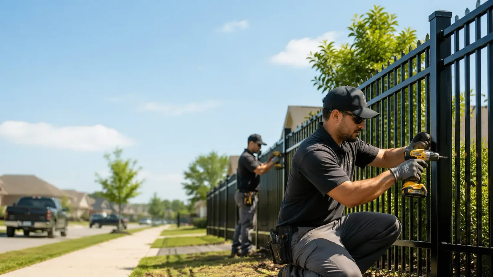 Metal Fence Installation in Sargent, GA